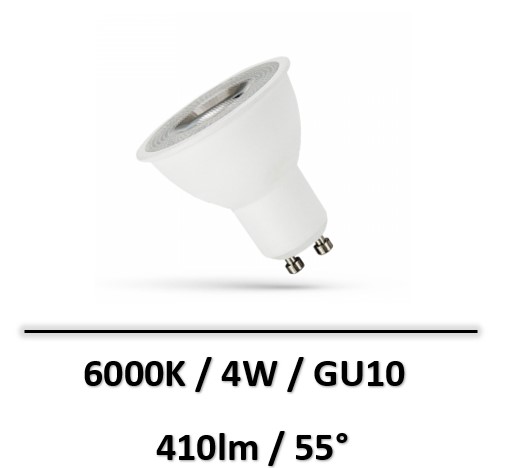 GU10-4W-55°