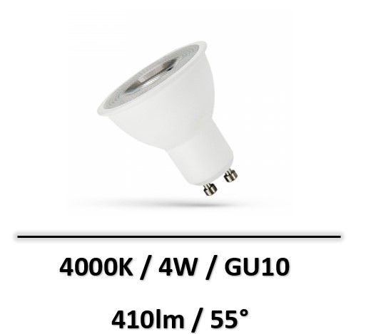 led-GU10-55°-4W