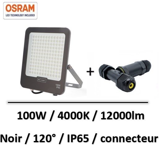 projecteur-led-ledme-100W-noir