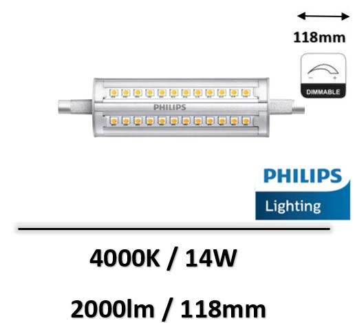 ampoule-led-philips-14W-R7S