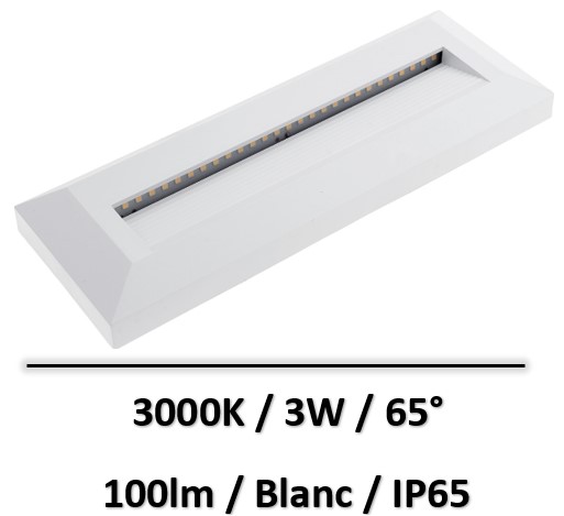 balise-led-blanche-3W