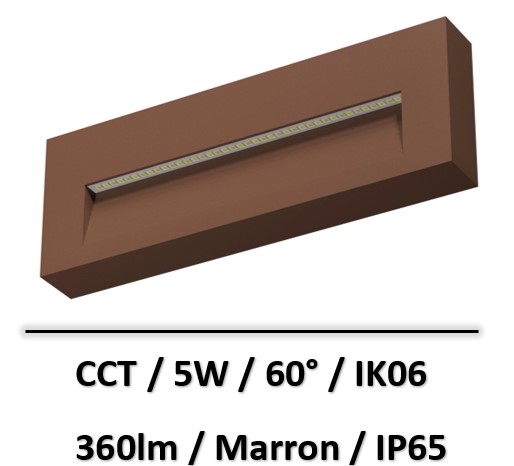 applique-led-marron-5W-beneito