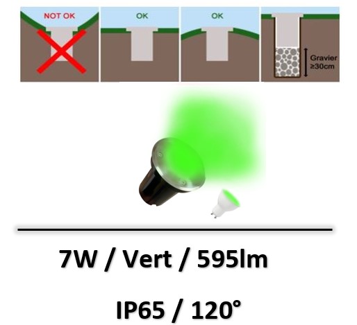spot-led-encastre-vert