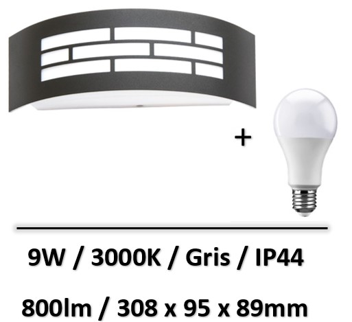 applique-led-gris-IP44-led