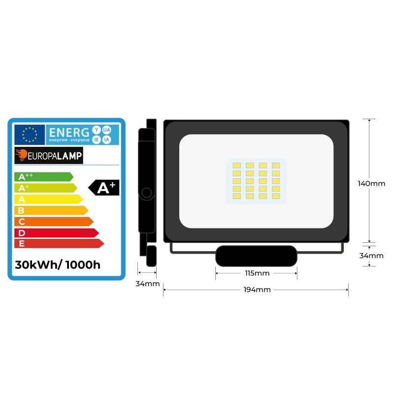 projecteur-led-30w-ipad-detecteur-mouvement-6000k