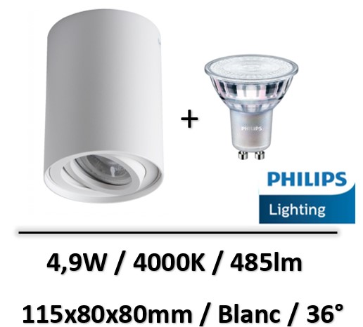 spot-led-saillie-blanc-philips