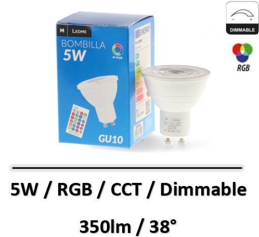 led-GU10-dimmable-5W