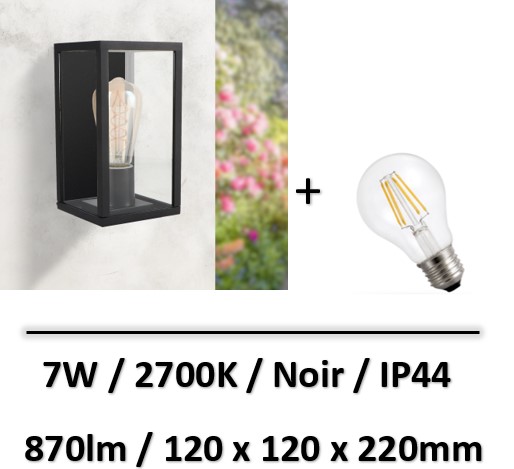 applique-led-ledme-noir-7W