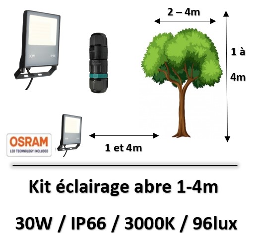 eclairage-arbre-30W