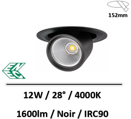 spot-led-arkos-noir-led