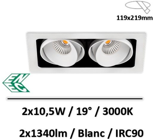 spot-led-twist-arkos-blanc