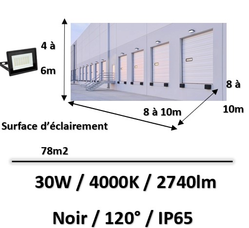 projecteur-led-30W-4000K