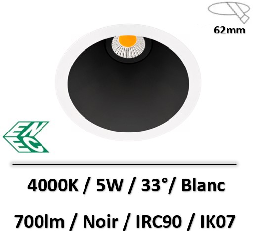 spot-led-arkos-blanc-noir