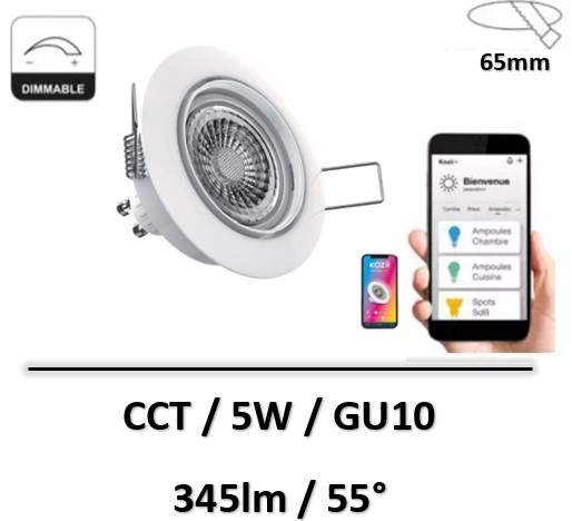 spot-led-kozii-blanc