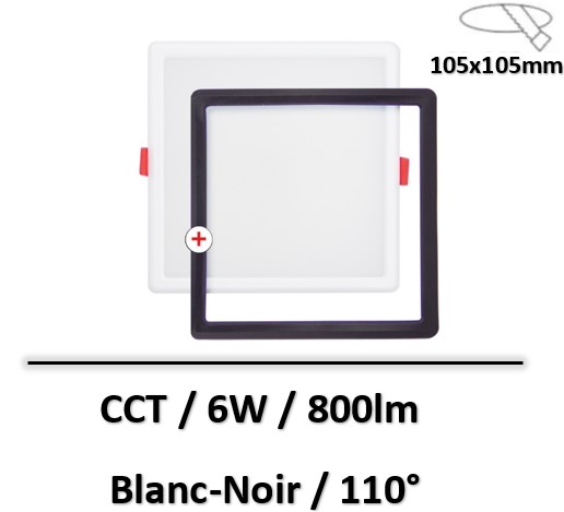 spot-led-blanc-noir-xanlite