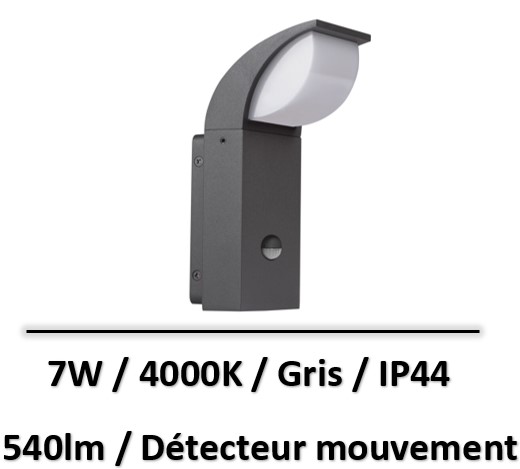 applique-led-kanlux-grise
