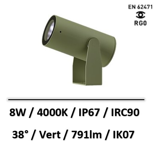 projecteur-led-vert