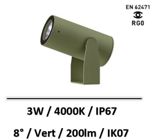 projecteur-led-vert-side