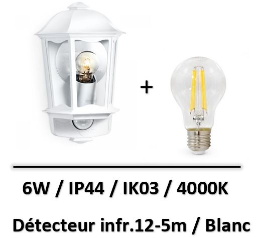 applique-steinel-blanc-6w-4000k