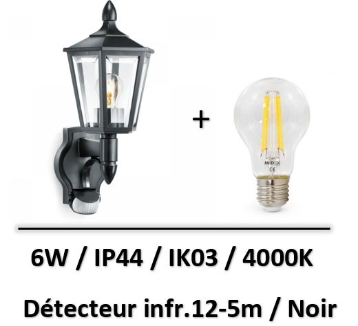 applique-6w-steinel-noir