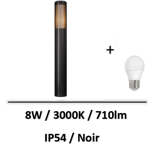 borne-led-noir
