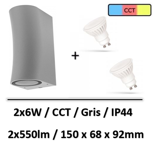applique-led-grise-optonica