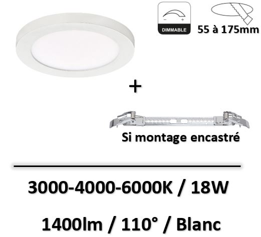 spot-encastre-aric-saillie-18w-blanc