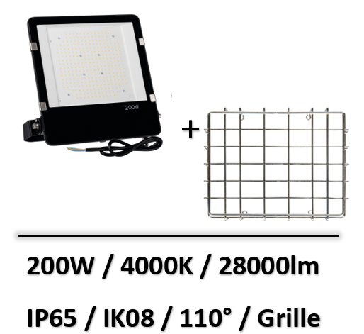 projecteur-led-avec-grille
