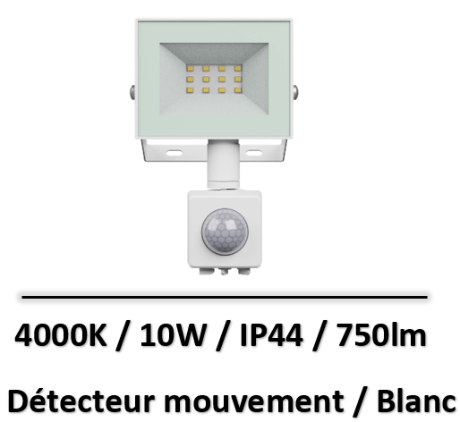 projecteur-led-10W-blanc
