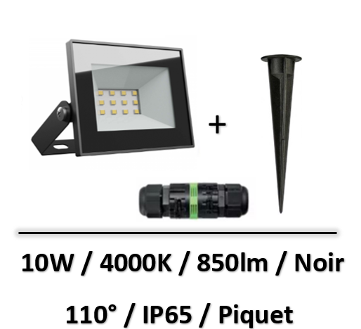 spot-led-noir-4000K