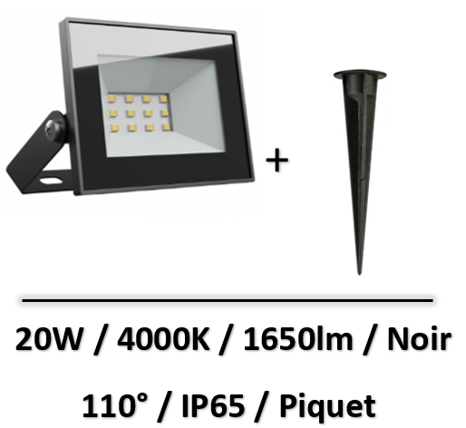 projecteur-led-piquet