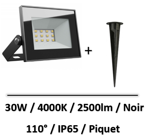 projecteur-led-piquet