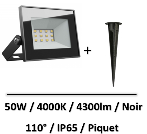 projecteur-led-piquet