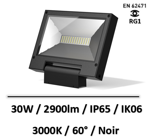 projecteur-led-design-noir
