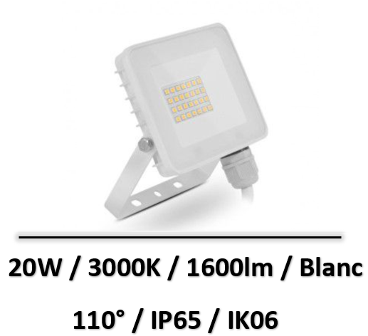 projecteur-led-blanc-miidex-20W