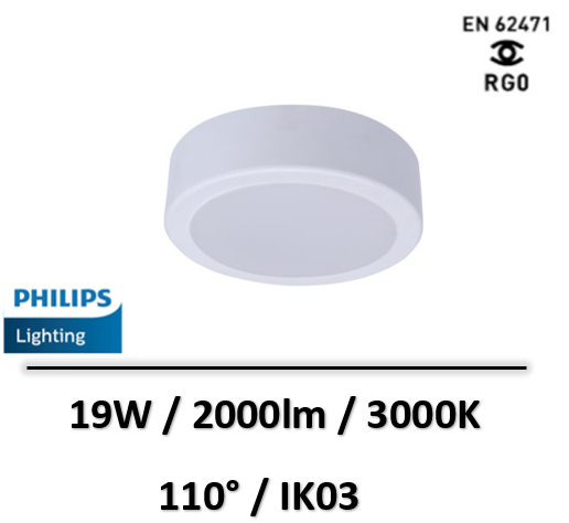spot-saillie-philips-19W
