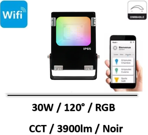 projecteur-led-zigbee