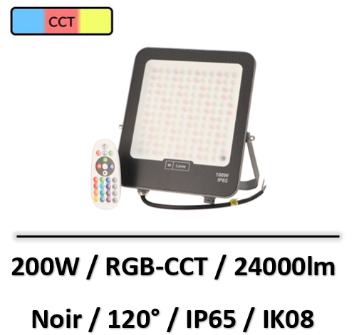 projecteur-led-RGB-CCT-200W-kedme
