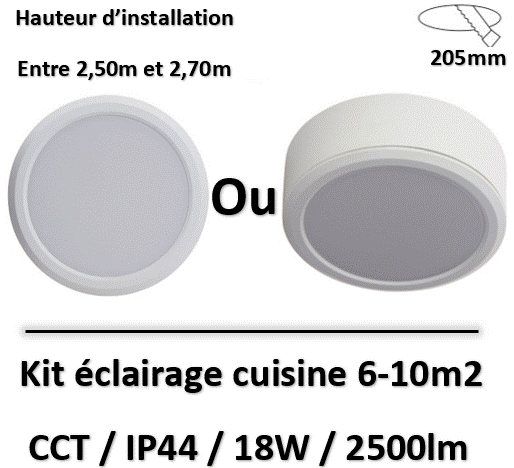 spot-led-saillie-xanlite-18W