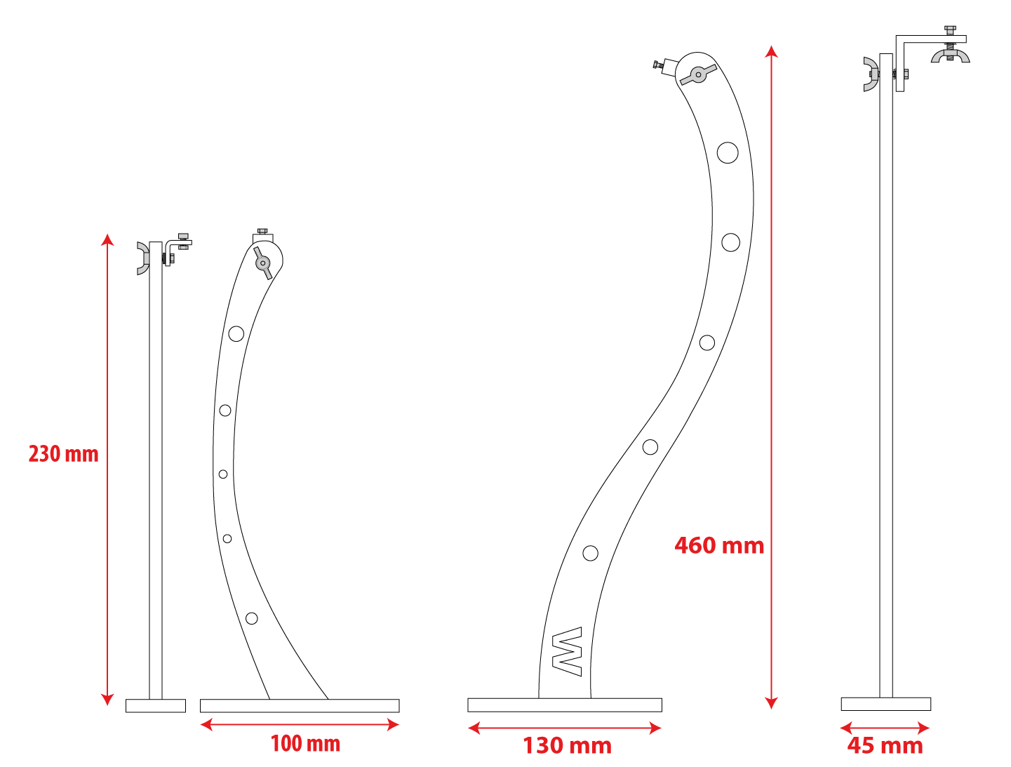 rampe-lumineuse-enseigne-potence-fixation