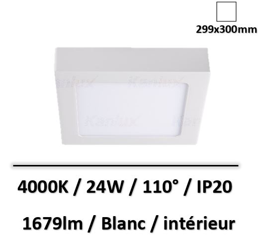 spot-carre-blanc-18W-4000K