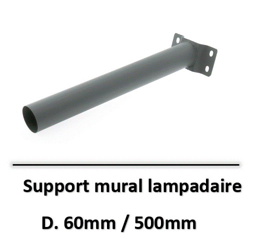 support-mural-lampadaire