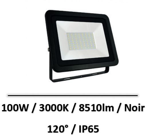 projecteur-100W-noir