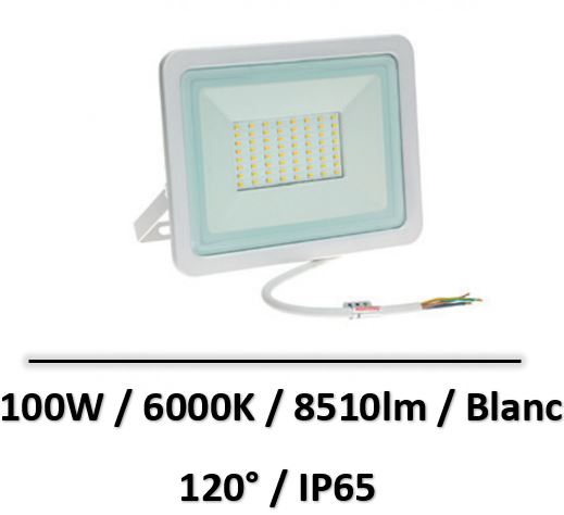 projecteur-blanc-100W-6000K