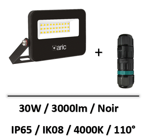 projecteur-led-aric-noir