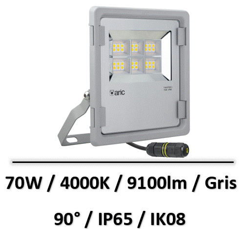projecteur-led-gris-70W