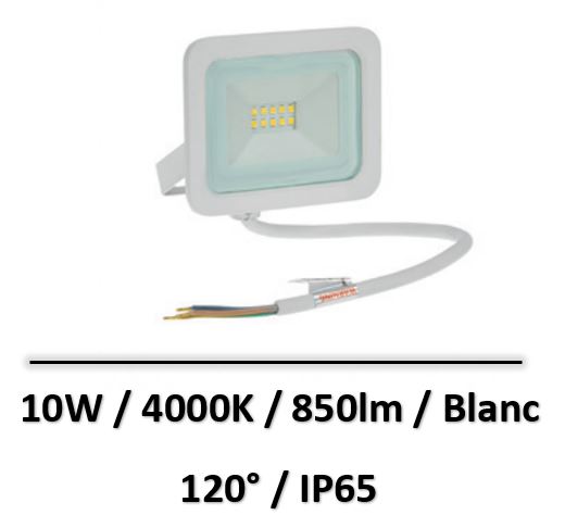 projecteur-4000K-10W-blanc
