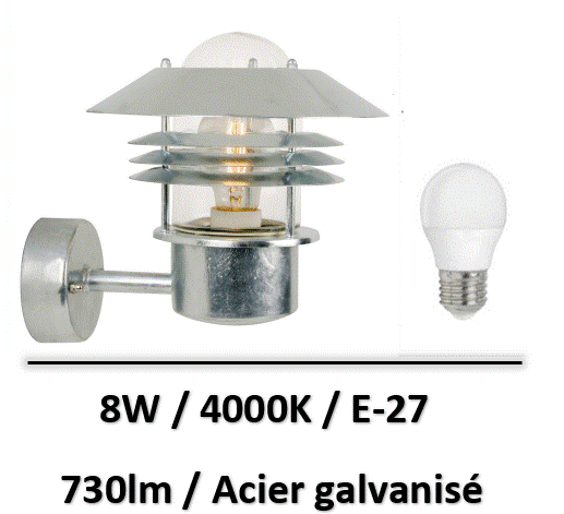 applique-led-acier-bord-de-mer