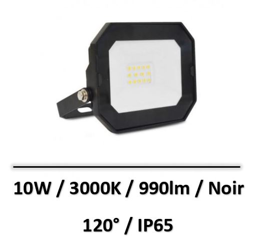 projecteur-10w-noir-miidex