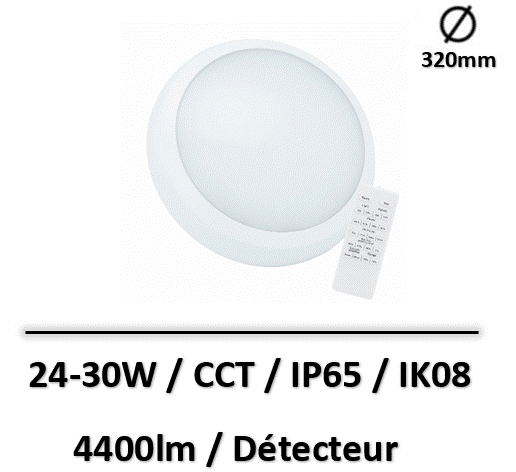 hublot-led-avec-telecommande